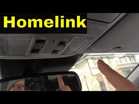 Honda CR-V Garage Opener Tutorial-How To Set It Up-Homelink Tutorial