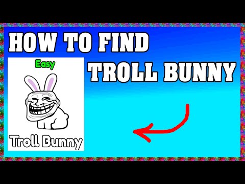 HOW TO FIND TROLL BUNNY in FIND THE BUNNIES ROBLOX ! 🐇