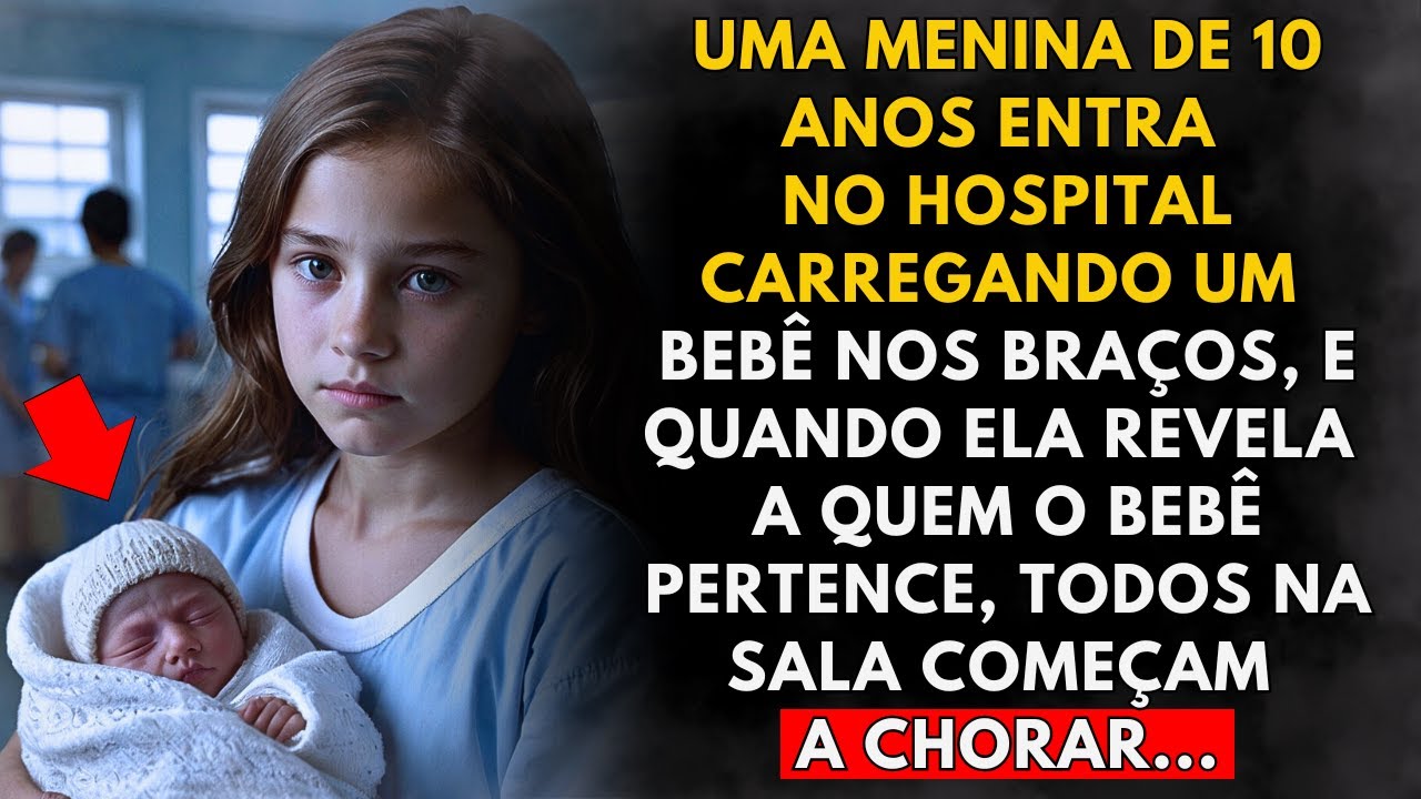 UMA MENINA DE 10 ANOS ENTRA NO HOSPITAL CARREGANDO UM BEBÊ NOS BRAÇOS E, QUANDO ELA REVELA QUEM É...