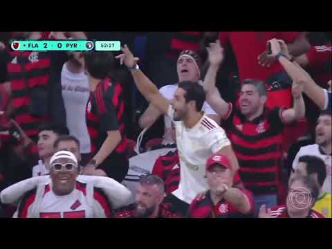Gol de Danilo - Flamengo 2x0 Pyramids - Globo RJ
