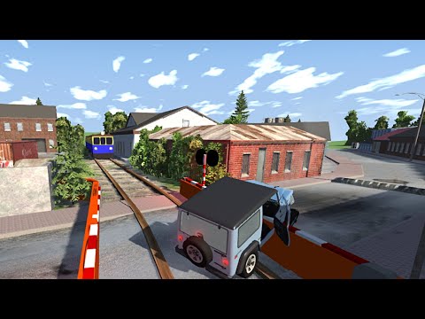 Cars vs Massive Speed Bumps #2 | Cras vs Rail Gate | BeamNG.Drive