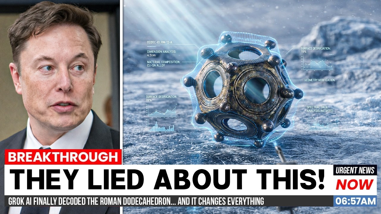 Grok AI Finally Decoded the\ Roman Dodecahedron... And It Changes Everything