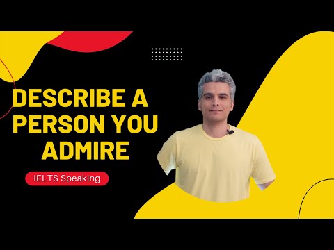 Talk About a Person You Admire gener…: English ESL video lessons