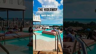 Adults ONLY area on the LARGEST cruise ship #staroftheseas #cruisevlog #royalcaribbean #shorts