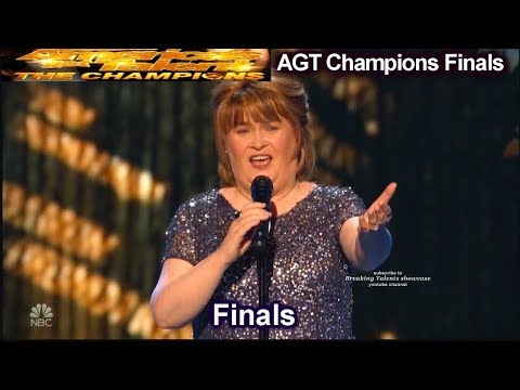 Susan Boyle sings I Dreamed a Dream Simon Gets Nostalgic | America's Got Talent Champions Finals AGT
