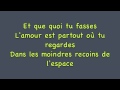 Francis Cabrel - Je t'aimais, je t'aime et je t'aimerai (Lyrics)