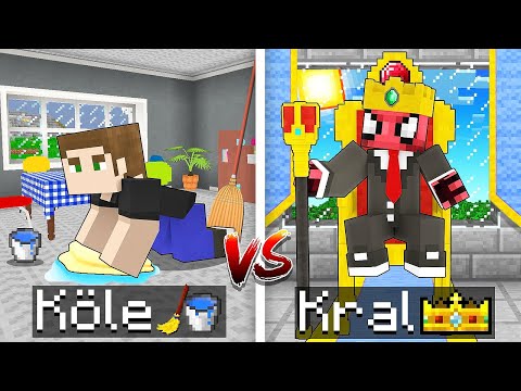 KRAL FERİTED VS KÖLE TARIK - Minecraft
