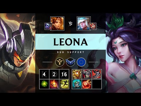 Leona Support vs Janna - EUW Diamond Patch 25.19