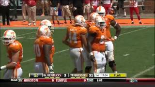 Tennessee Vols offsides play vs Western Kentucky