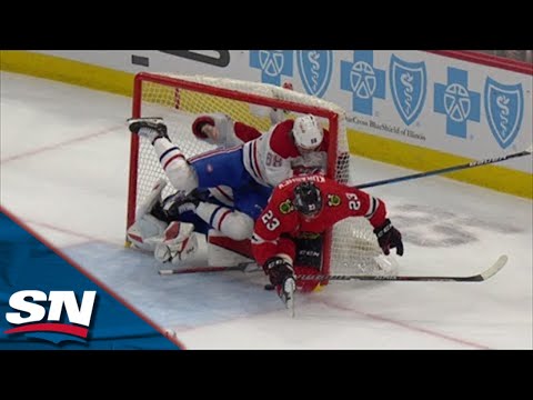 Blackhawks Win After Controversial Overtime Goal Against Canadiens