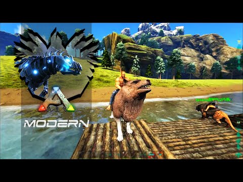 ARK Mods The Center T2EP6 - Varios DireWolf Taming Insano!