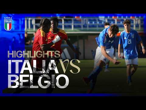 Highlights: Italia-Belgio 1-1 | Under 16 | Amichevole