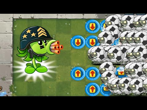 Pvz 2 Challenge - Which Plant Can Destroy 99 Sportzball Imp Zombie With 1 Plant Food ？