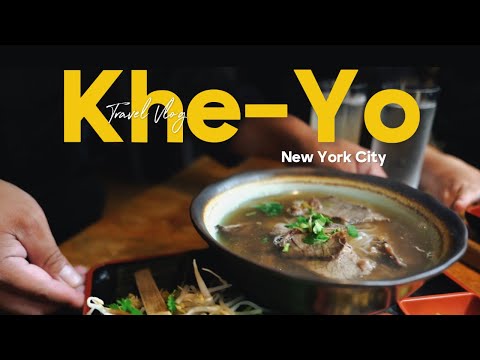Khe-Yo Lao Restaurant NYC | Travel Vlog