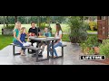 Стіл розкладний Lifetime 80471, білий граніт, 183 см