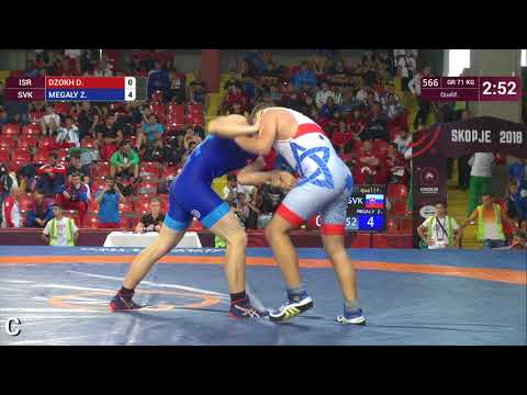 Qual. GR - 71 kg: D. DZOKH (ISR) v. Z. MEGALY (SVK)