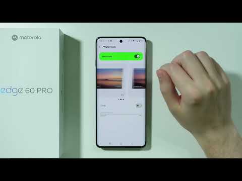 Motorola Edge 60 Pro: How to Turn ON/OFF Watermark in Camera