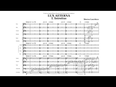 Morten Lauridsen - Lux Æterna [Score]