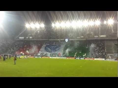 "Vélez 1 - 0 Santos Fc (Bra) Recibimiento espectacular! HD" Barra: La Pandilla de Liniers • Club: Vélez Sarsfield