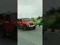 Thar Modified Drift On Highway In Rain Thar Car Status Car Shorts Trendingshorts Thar Fortuner