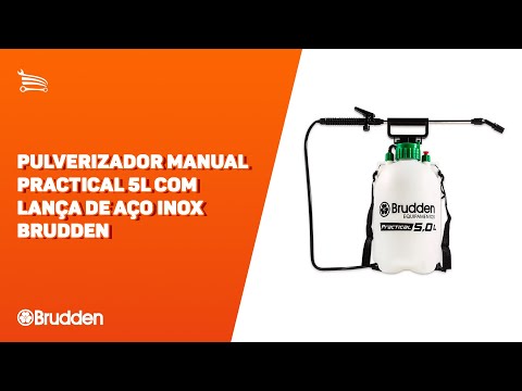 Pulverizador Manual Practical 5L com Lança de Aço Inox P-500 - Video