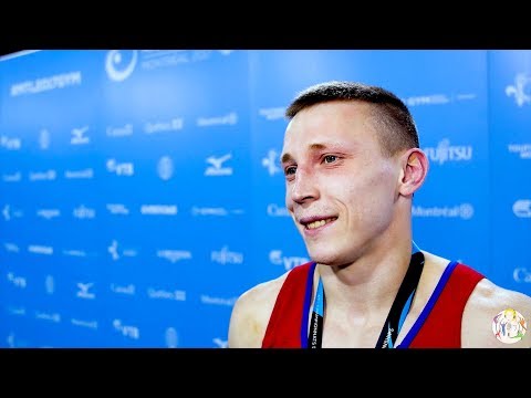 Denis Abliazin (RUS) Interview - 2017 World Championships - Rings Final