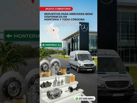 Repuestos Mercedes-Benz en Montería y todo Córdoba | Potencia Alemana en el Sinú 🇨🇴