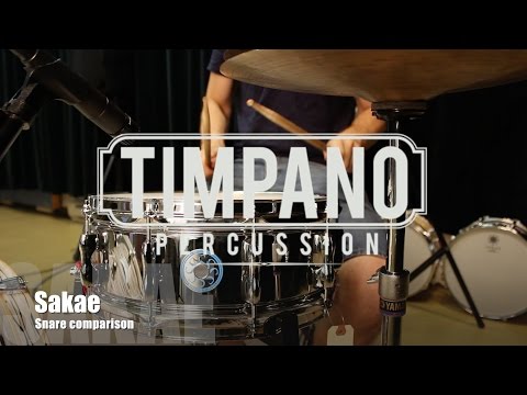 Sakae Snare Shootout: Maple, Brass, Aluminum