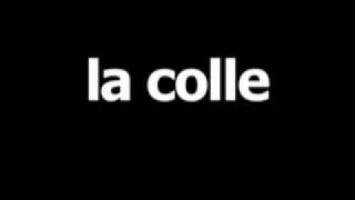 French word for glue is la colle