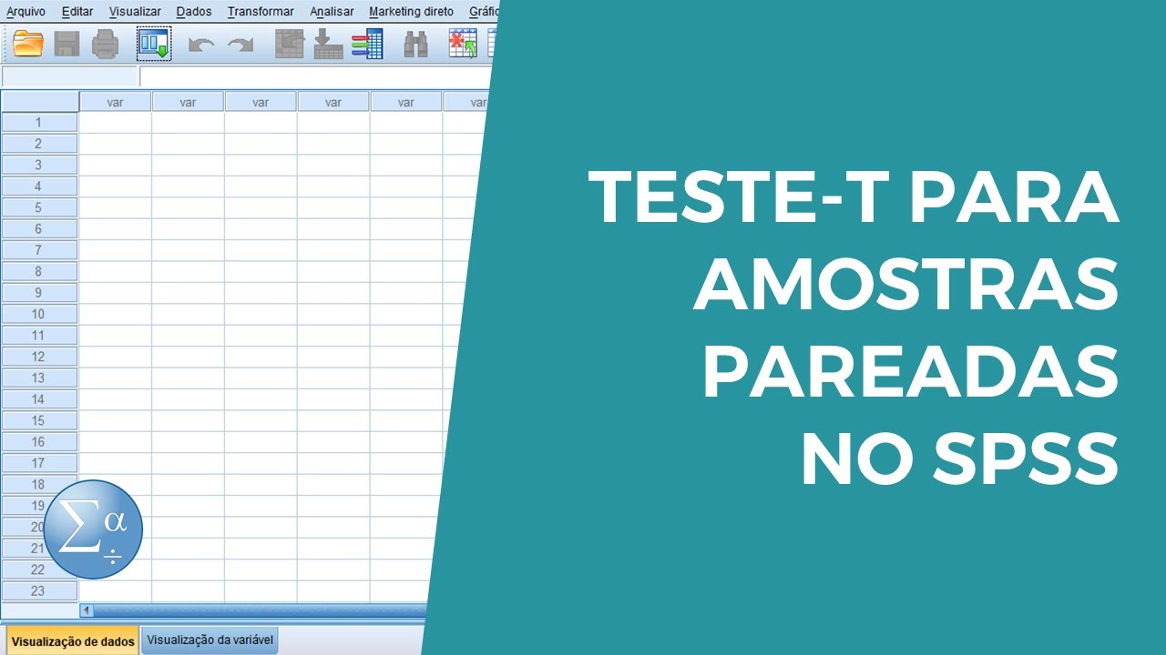 Teste-t Pareado no SPSS (Aula 4)