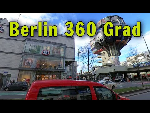 Berlin 360 Grad: Rathaus Steglitz via Schloßstraße und Bierpinsel nach Schöneberg Bundesallee