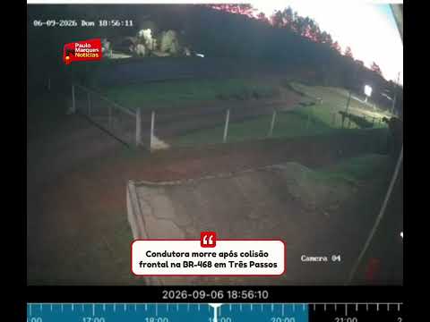 Condutora morre após colisão frontal na BR-468 em Três Passos