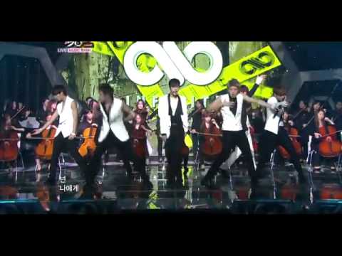 [110902] INFINITE - Be Mine(Remix) + SUPER JUNIOR WIN @Music Bank