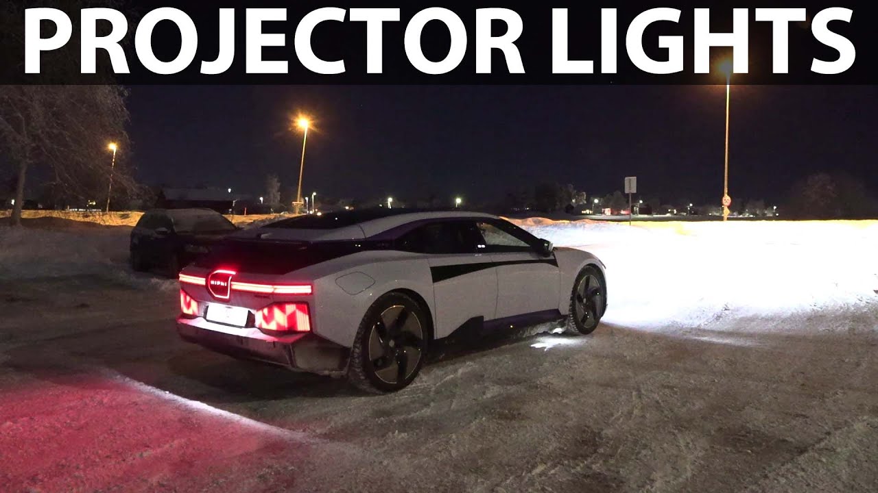 HiPhi Z headlights test