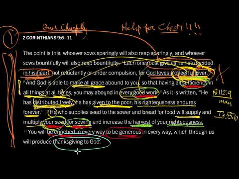 God Gives to Create Cheerful Givers: 2 Corinthians 9:6–11, Part 3