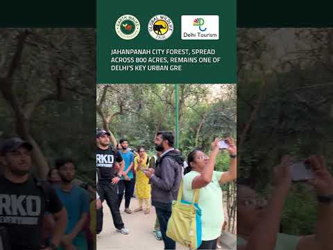 A morning well spent at Jahanpanah City Forest.