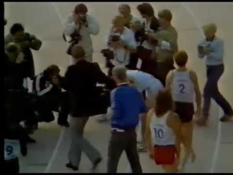 Seb Coe, 3 31.95 1500m Stockholm, 1981.Sebastian leads over 30 meters from start to finish. Amazing.