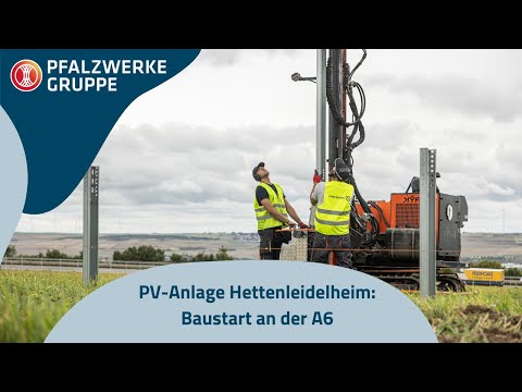 Baustart PV-Park Hettenleidelheim – über 9 MWp erneuerbare Energie für die Pfalz