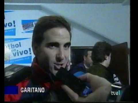 Real Zaragoza. Gol de Garitano al Betis