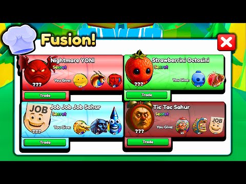 Crafting EVERY SECRET RACE in Brainrot Evolution!