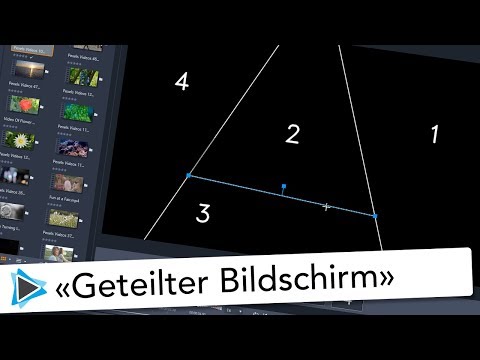 Geteilter Bildschirm Pinnacle Studio 22  Deutsch Video Tutorial
