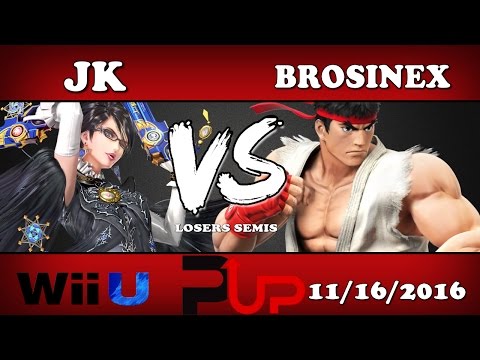 JK (Bayonetta) vs. Brosinex (Ryu) - Wii U Losers Semis - SOS