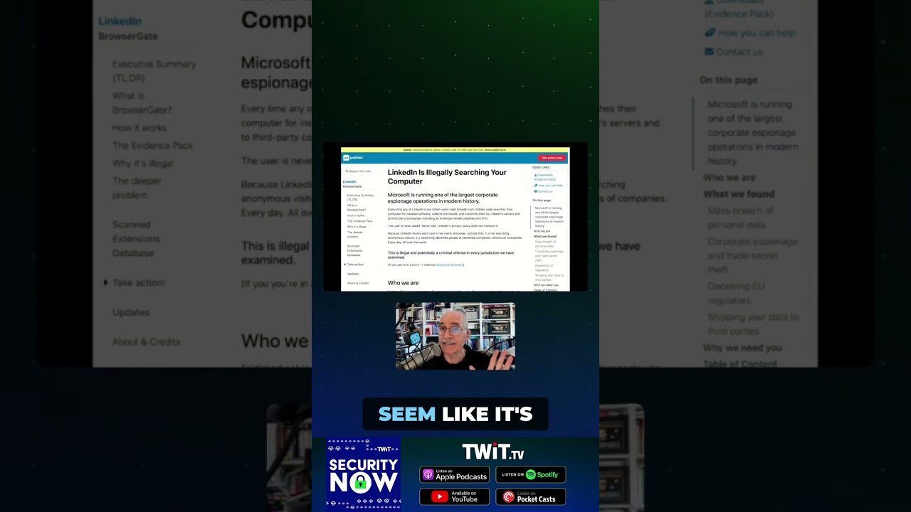 LinkedIn Spying? Shocking Computer Search Revealed! #shorts