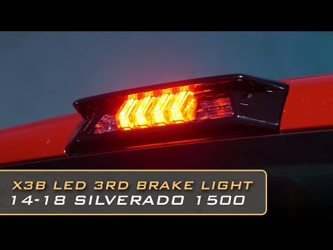 2014 - 2018 Chevrolet Silverado 1500/HD X3B 3rd Brake Light Install and Review