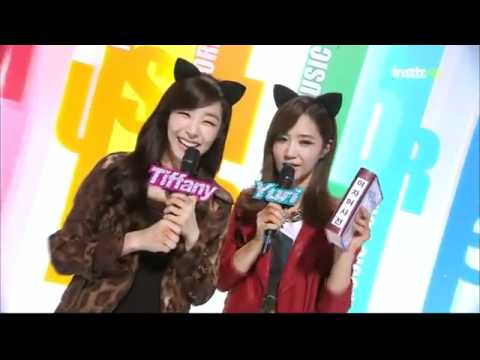 111105 SNSD Tiffany & Yuri MC Cut - Opening @ MC