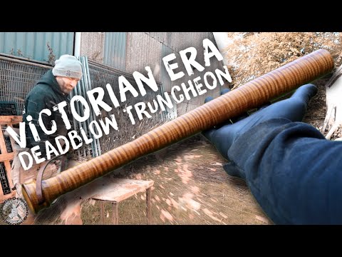 Making A Deadblow Police Truncheon & SMASHING Melons with it!