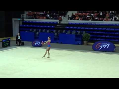 Camille Delcros ballon - Nat A 14/15 ans France Besançon 2016