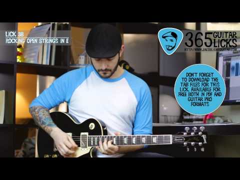Lick 38/365 - Rocking Open Strings in E | 365 Guitar Licks Project