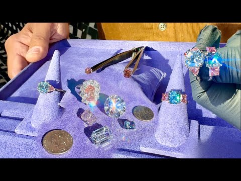 $100,000,000 Show and Tell! (VIVID BLUE, RED & PINK DIAMONDS)