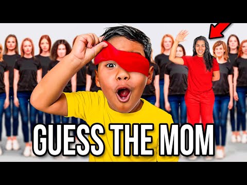 Son Tries To Find His MOM Blindfolded!